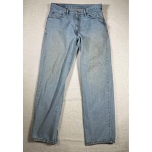 Levi's 550 Relaxed Fit Light Wash Denim Jeans 34x32